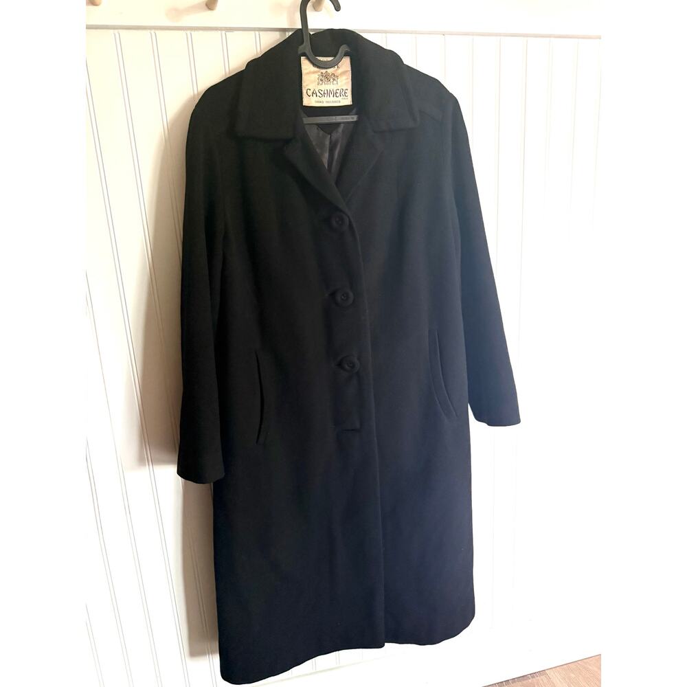 VTG 50s 60s 100% Chinese Cashmere  Coat Mid Length Timeless Capsule